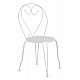 ΚΑΡΕΚΛΑ ΜΕΤΑΛΛΙΚΗ AMORE ΛΕΥΚΗ 42x48x90 εκ. HM5007.12 ΚΑΡΕΚΛΑ ΜΕΤΑΛΛΙΚΗ AMORE ΛΕΥΚΗ 42x48x90 εκ. HM5007.12