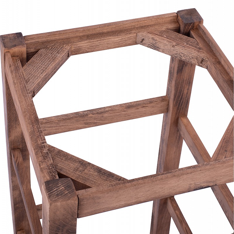 ΣΚΑΜΠΟ ΞΥΛΙΝΟ Χ.ΠΛΑΤΗ ΣΚΕΛΕΤΟΣ ΚΑΡΥΔΙ ΕΜΠΟΤΙΣΜΟΣ HM5583.01 35x35x75 εκ.