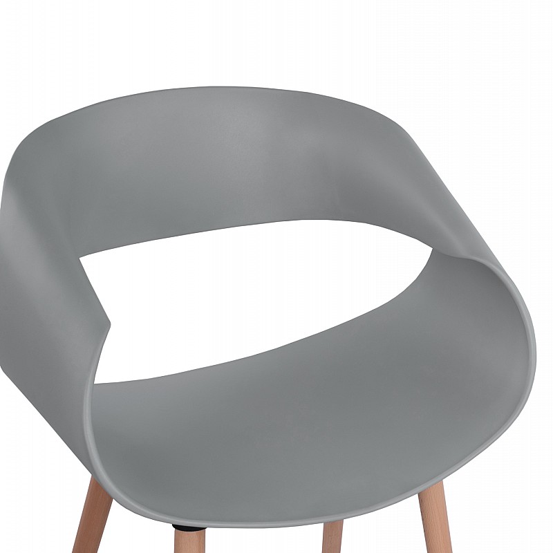 ΠΟΛΥΘΡΟΝΑ ΠΟΛΥΠΡΟΠΥΛΕΝΙΟΥ MAGGIE HM8600.10 ΣΕ ΓΚΡΙ ΧΡΩΜΑ 59x53x80Υ εκ.