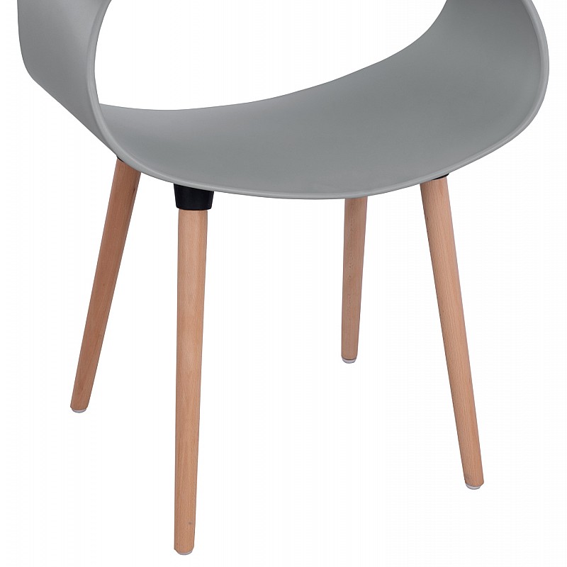 ΠΟΛΥΘΡΟΝΑ ΠΟΛΥΠΡΟΠΥΛΕΝΙΟΥ MAGGIE HM8600.10 ΣΕ ΓΚΡΙ ΧΡΩΜΑ 59x53x80Υ εκ.