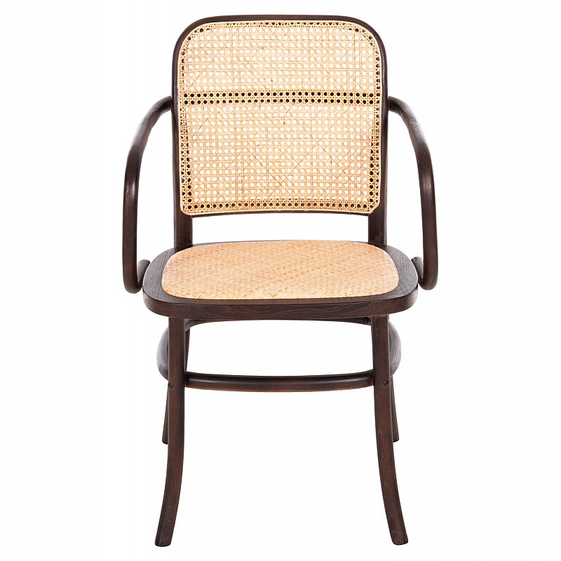 ΠΟΛΥΘΡΟΝΑ VAIANA HM8748 ΞΥΛΟ ΟΞΙΑΣ ΣΕ ΚΑΦΕ-ΠΛΕΞΗ RATTAN ΣΕ ΦΥΣΙΚΟ 55x55x90Yεκ