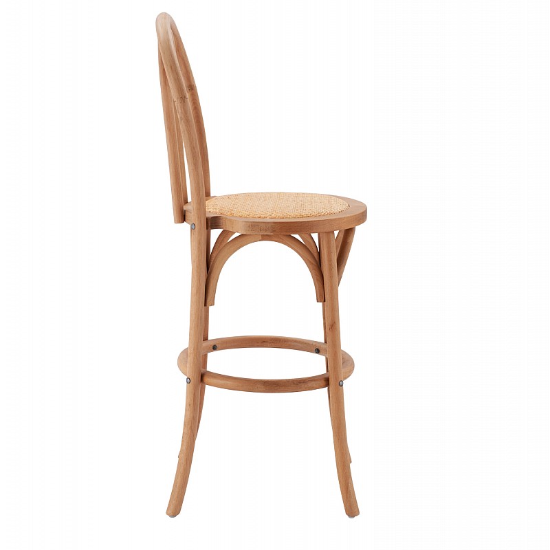 ΣΚΑΜΠΟ ΜΠΑΡ MONTREAL ΞΥΛΙΝΟ ΑΠΟ ΟΞΙΑ DARK HONEY ΜΕ ΨΑΘΑ 41X47X108 HM8749.05