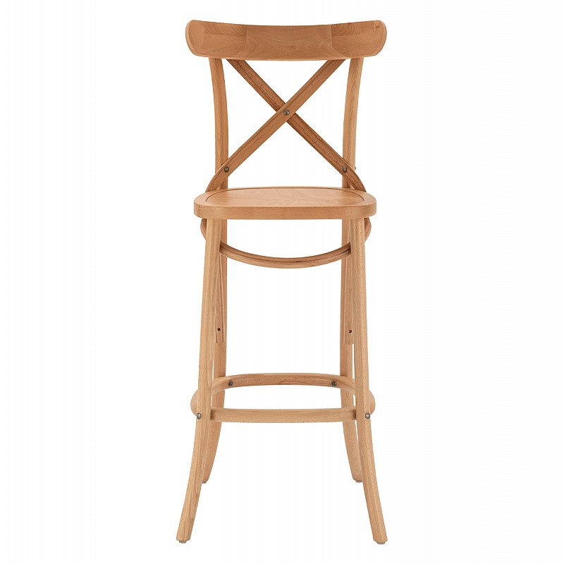 ΣΚΑΜΠΟ ΜΕΣ.ΥΨΟΥΣ GIOLIANA HM8750.01 ΑΠΟ ΟΞΙΑ ΦΥΣΙΚΟ ΜΕ PLYWOOD ΚΑΘΙΣΜΑ 46x46x101Υ εκ.