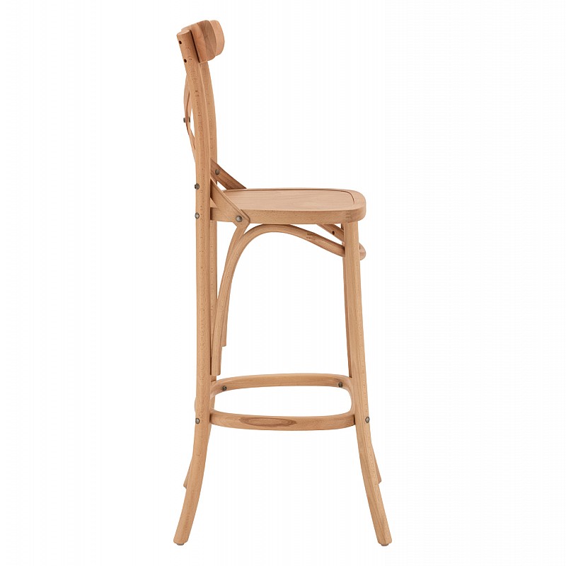 ΣΚΑΜΠΟ ΜΕΣ.ΥΨΟΥΣ GIOLIANA HM8750.01 ΑΠΟ ΟΞΙΑ ΦΥΣΙΚΟ ΜΕ PLYWOOD ΚΑΘΙΣΜΑ 46x46x101Υ εκ.