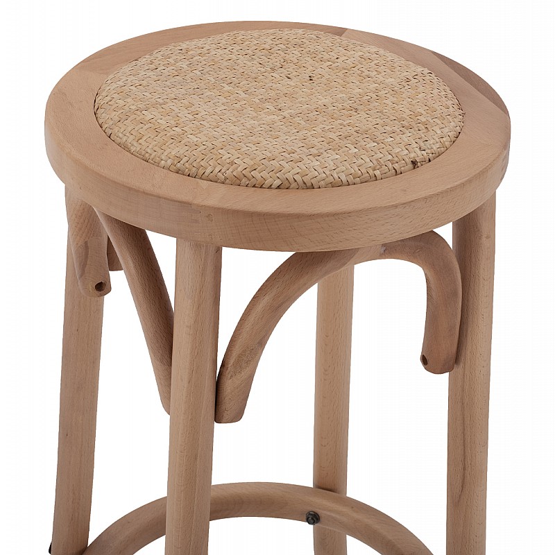 ΣΚΑΜΠΟ ΞΥΛΙΝΟ FAYE ΑΠΟ ΟΞΙΑ DARK HONEY ΜΕ ΨΑΘΑ Φ36Χ70 HM8751.05