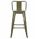 ΣΚΑΜΠΟ ΜΕΣΑΙΟΥ ΥΨΟΥΣ ΜΕΤΑΛΛΙΚΟ MELITA ΣΕ DARK OLIVE GREEN HM8574.03 42x42x98 cm.