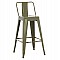 ΣΚΑΜΠΟ ΜΕΣΑΙΟΥ ΥΨΟΥΣ ΜΕΤΑΛΛΙΚΟ MELITA ΣΕ DARK OLIVE GREEN HM8574.03 42x42x98 cm.