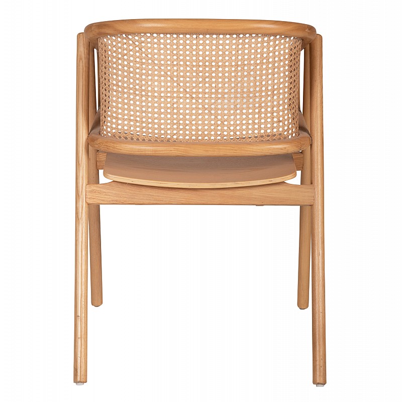 ΠΟΛΥΘΡΟΝΑ KENLEE HM9872 ΦΡΑΞΙΝΟΣ ΚΑΙ ΦΥΣΙΚΟ RATTAN RATTAN ΣΕ ΦΥΣΙΚΟ 57,5x55x81Yεκ.
