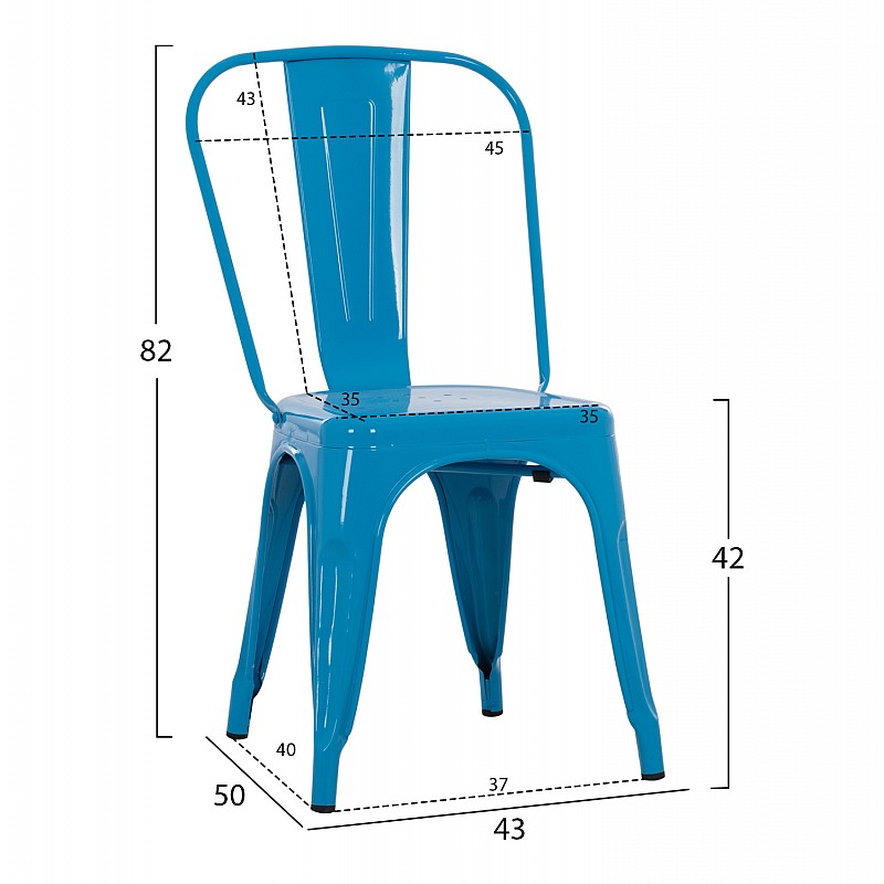 ΚΑΡΕΚΛΑ ΜΕΤΑΛΛΙΚΗ MELITA-PRO HM8641.48 ΜΠΛΕ 44x47x84.5Υεκ. ΚΑΡΕΚΛΑ ΜΕΤΑΛΛΙΚΗ MELITA-PRO HM8641.48 ΜΠΛΕ 44x47x84.5Υεκ.