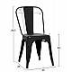 ΚΑΡΕΚΛΑ ΜΕΤΑΛΛΙΚΗ MELITA-PRO HM8641.42 ΜΑΥΡΟ ΜΑΤ 44x47x84.5Υεκ. ΚΑΡΕΚΛΑ ΜΕΤΑΛΛΙΚΗ MELITA-PRO HM8641.42 ΜΑΥΡΟ ΜΑΤ 44x47x84.5Υεκ.