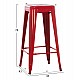 ΣΚΑΜΠΟ ΜΠΑΡ ΜΕΤΑΛΛΙΚΟ MELITA-PRO HM8642.44 ΣΕ ΚΟΚΚΙΝΟ 43x43x78Υεκ. ΣΚΑΜΠΟ ΜΠΑΡ ΜΕΤΑΛΛΙΚΟ MELITA-PRO HM8642.44 ΣΕ ΚΟΚΚΙΝΟ 43x43x78Υεκ.