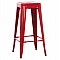 ΣΚΑΜΠΟ ΜΠΑΡ ΜΕΤΑΛΛΙΚΟ MELITA-PRO HM8642.44 ΣΕ ΚΟΚΚΙΝΟ 43x43x78Υεκ.