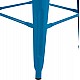 ΣΚΑΜΠΟ ΜΠΑΡ ΜΕΤΑΛΛΙΚΟ MELITA-PRO HM8642.48 ΣΕ ΜΠΛΕ 43x43x78Υεκ.