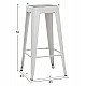 ΣΚΑΜΠΟ ΜΠΑΡ ΜΕΤΑΛΛΙΚΟ MELITA-PRO HM8642.41 ΣΕ ΛΕΥΚΟ ΜΑΤ 43x43x78Υεκ. ΣΚΑΜΠΟ ΜΠΑΡ ΜΕΤΑΛΛΙΚΟ MELITA-PRO HM8642.41 ΣΕ ΛΕΥΚΟ ΜΑΤ 43x43x78Υεκ.