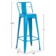 ΣΚΑΜΠΟ BAR-PRO ME ΠΛΑΤΗ ΜΕΤΑΛΛΙΚΟ MELITA HM8643.48 ΜΠΛΕ 42x42x100Υεκ. ΣΚΑΜΠΟ BAR-PRO ME ΠΛΑΤΗ ΜΕΤΑΛΛΙΚΟ MELITA HM8643.48 ΜΠΛΕ 42x42x100Υεκ.