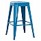 ΣΚΑΜΠΟ ΜΕΣΑΙΟΥ ΥΨΟΥΣ ΜΕΤΑΛΛΙΚΟ MELITA-PRO HM8573.48 ΜΠΛΕ 43x43x67Υεκ.