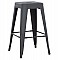 ΣΚΑΜΠΟ ΜΕΣΑΙΟΥ ΥΨΟΥΣ ΜΕΤΑΛΛΙΚΟ MELITA-PRO HM8573.50 ΓΚΡΙ 43x43x67Υεκ.