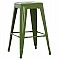 ΣΚΑΜΠΟ ΜΕΣΑΙΟΥ ΥΨΟΥΣ ΜΕΤΑΛΛΙΚΟ MELITA-PRO HM8573.53 ΣΕ LIGHT OLIVE GREEN 43x43x67Υεκ.
