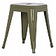 ΣΚΑΜΠΟ ΜΕΤΑΛΛΙΚΟ MELITA HM0096.43 ΣΕ DARK OLIVE ΧΡΩΜΑ 37x37x45Υεκ.