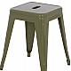 ΣΚΑΜΠΟ ΜΕΤΑΛΛΙΚΟ MELITA HM0096.43 ΣΕ DARK OLIVE ΧΡΩΜΑ 37x37x45Υεκ.