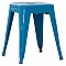 ΣΚΑΜΠΟ ΜΕΤΑΛΛΙΚΟ MELITA HM0096.48 ΣΕ ΜΠΛΕ ΧΡΩΜΑ 37x37x45Υεκ.