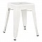 ΣΚΑΜΠΟ ΜΕΤΑΛΛΙΚΟ MELITA HM0096.41 ΣΕ MILK WHITE ΧΡΩΜΑ 37x37x45Υεκ.