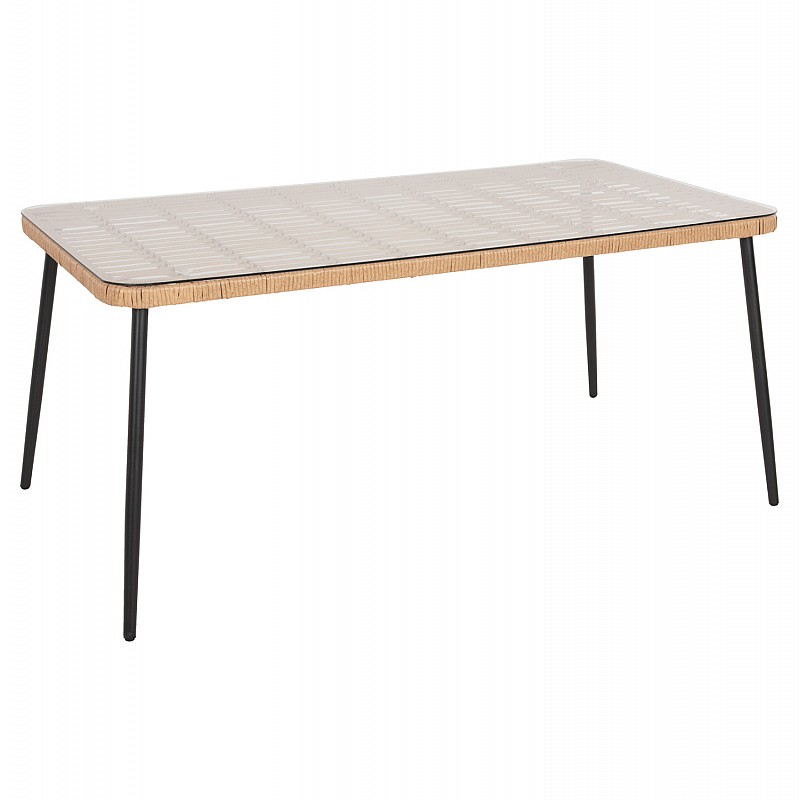 ΤΡΑΠΕΖΙ ΟΡΘΟΓΩΝΙΟ ALLEGRA HM5538.11 ΜΕΤΑΛ.ΜΑΥΡΟ-P.E. RATTAN ΦΥΣΙΚΟ 159,5x89,5x72Υεκ. ΤΡΑΠΕΖΙ ΟΡΘΟΓΩΝΙΟ ALLEGRA HM5538.11 ΜΕΤΑΛ.ΜΑΥΡΟ-P.E. RATTAN ΦΥΣΙΚΟ 159,5x89,5x72Υεκ.
