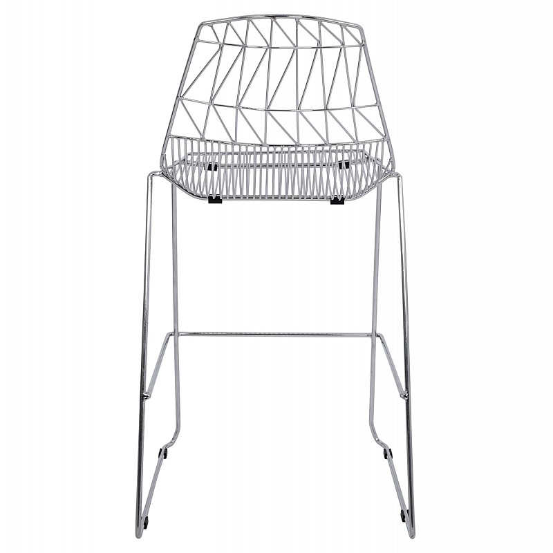 ΣΚΑΜΠΩ BAR ΜΕΤΑΛΛΙΚΟ HM5465.100 LUX ΧΡΩΜΙΟΥ 57x56,5x107 εκ.