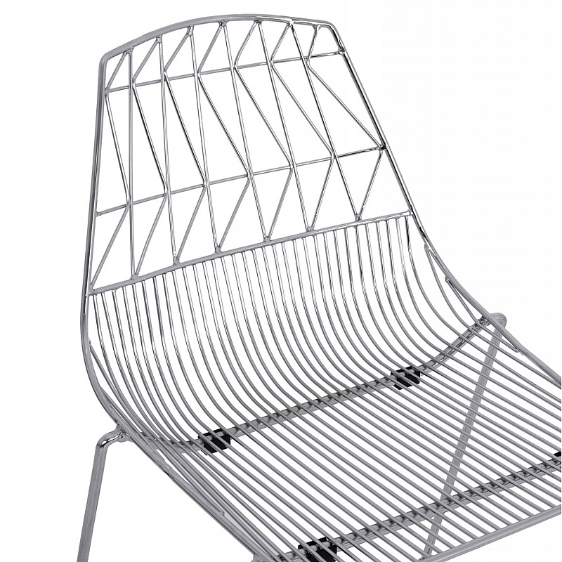 ΣΚΑΜΠΩ BAR ΜΕΤΑΛΛΙΚΟ HM5465.100 LUX ΧΡΩΜΙΟΥ 57x56,5x107 εκ.