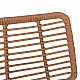 ΣΚΑΜΠΟ ΜΕΤΑΛΛΙΚΟ ΜΕ ΜΑΞΙΛΑΡΙ ALLEGRA HM5455 ΜΕ WICKER ΜΠΕΖ 46,5x55x117,5Υ εκ.