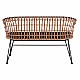 ΠΑΓΚΑΚΙ ΜΕΤΑΛΛΙΚΟ ALLEGRA HM5692 ΜΕ WICKER ΜΑΥΡΟ-ΜΠΕΖ 124x57x77Υ εκ. ΠΑΓΚΑΚΙ ΜΕΤΑΛΛΙΚΟ ALLEGRA HM5692 ΜΕ WICKER ΜΑΥΡΟ-ΜΠΕΖ 124x57x77Υ εκ.