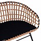 ΠΑΓΚΑΚΙ ΜΕΤΑΛΛΙΚΟ ALLEGRA HM5692 ΜΕ WICKER ΜΑΥΡΟ-ΜΠΕΖ 124x57x77Υ εκ. ΠΑΓΚΑΚΙ ΜΕΤΑΛΛΙΚΟ ALLEGRA HM5692 ΜΕ WICKER ΜΑΥΡΟ-ΜΠΕΖ 124x57x77Υ εκ.