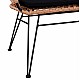 ΠΑΓΚΑΚΙ ΜΕΤΑΛΛΙΚΟ ALLEGRA HM5692 ΜΕ WICKER ΜΑΥΡΟ-ΜΠΕΖ 124x57x77Υ εκ. ΠΑΓΚΑΚΙ ΜΕΤΑΛΛΙΚΟ ALLEGRA HM5692 ΜΕ WICKER ΜΑΥΡΟ-ΜΠΕΖ 124x57x77Υ εκ.