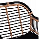 ΣΚΑΜΠΟ ΜΕΤΑΛΛΙΚΟ ALLEGRA HM5690 ΜΕ WICKER ΜΑΥΡΟ-ΜΠΕΖ 55x60x109Υ εκ.