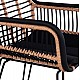 ΣΚΑΜΠΟ ΜΕΤΑΛΛΙΚΟ ALLEGRA HM5690 ΜΕ WICKER ΜΑΥΡΟ-ΜΠΕΖ 55x60x109Υ εκ.
