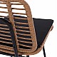 ΣΚΑΜΠΟ ΜΕΤΑΛΛΙΚΟ EDDIE ΜΕ ΜΑΞΙΛΑΡΙ HM5708 ΜΕ WICKER ΜΠΕΖ 45Χ46.5Χ115Υ εκ.