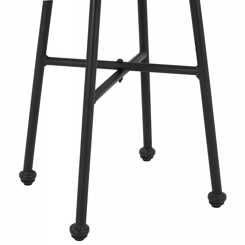 ΤΡΑΠΕΖΙ ΜΕΤΑΛΛΙΚΟ SPENCER HM5716 ΜΕ WICKER ΜΠΕΖ Φ48,5x51 εκ.