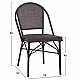ΚΑΡΕΚΛΑ PRETORIA ΜΕΤΑΛΛΙΚΗ BAMBOO LOOK ΚΑΦΕ HM5718 54x62x89 εκ. ΚΑΡΕΚΛΑ PRETORIA ΜΕΤΑΛΛΙΚΗ BAMBOO LOOK ΚΑΦΕ HM5718 54x62x89 εκ.