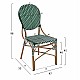 ΚΑΡΕΚΛΑ ΑΛΟΥΜΙΝΙΟΥ BAMBOO LOOK ΜΕ WICKER ΠΡΑΣΙΝΟ ΛΕΥΚΟ HM5792.01 47x55x98 εκ. ΚΑΡΕΚΛΑ ΑΛΟΥΜΙΝΙΟΥ BAMBOO LOOK ΜΕ WICKER ΠΡΑΣΙΝΟ ΛΕΥΚΟ HM5792.01 47x55x98 εκ.