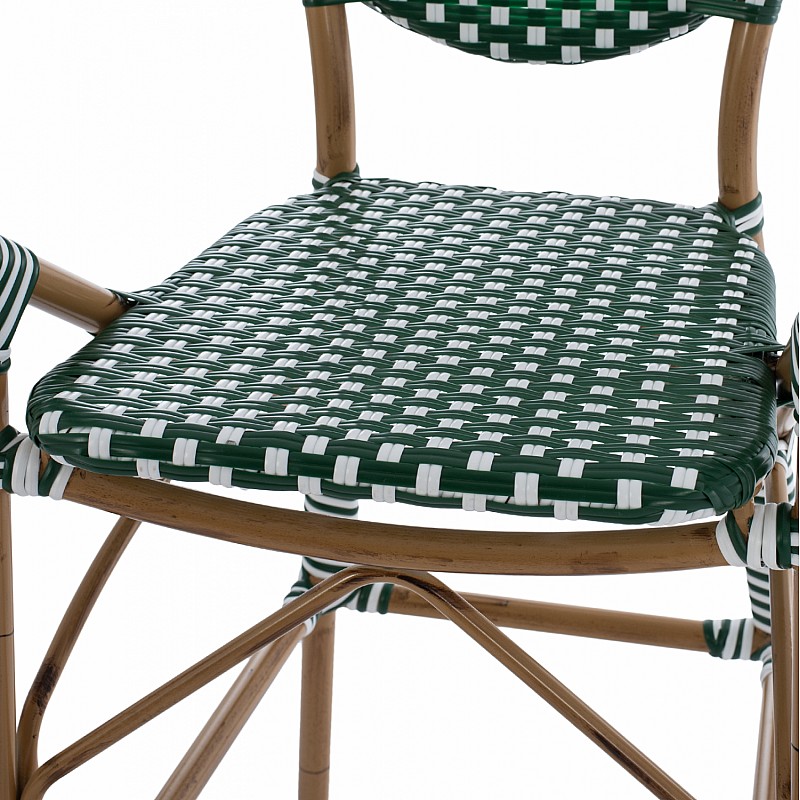 ΣΚΑΜΠΟ ΑΛΟΥΜΙΝΙΟΥ BAMBOO LOOK ΜΕ WICKER ΠΡΑΣΙΝΟ ΛΕΥΚΟ HM5794.01 56x60x126 εκ. ΣΚΑΜΠΟ ΑΛΟΥΜΙΝΙΟΥ BAMBOO LOOK ΜΕ WICKER ΠΡΑΣΙΝΟ ΛΕΥΚΟ HM5794.01 56x60x126 εκ.