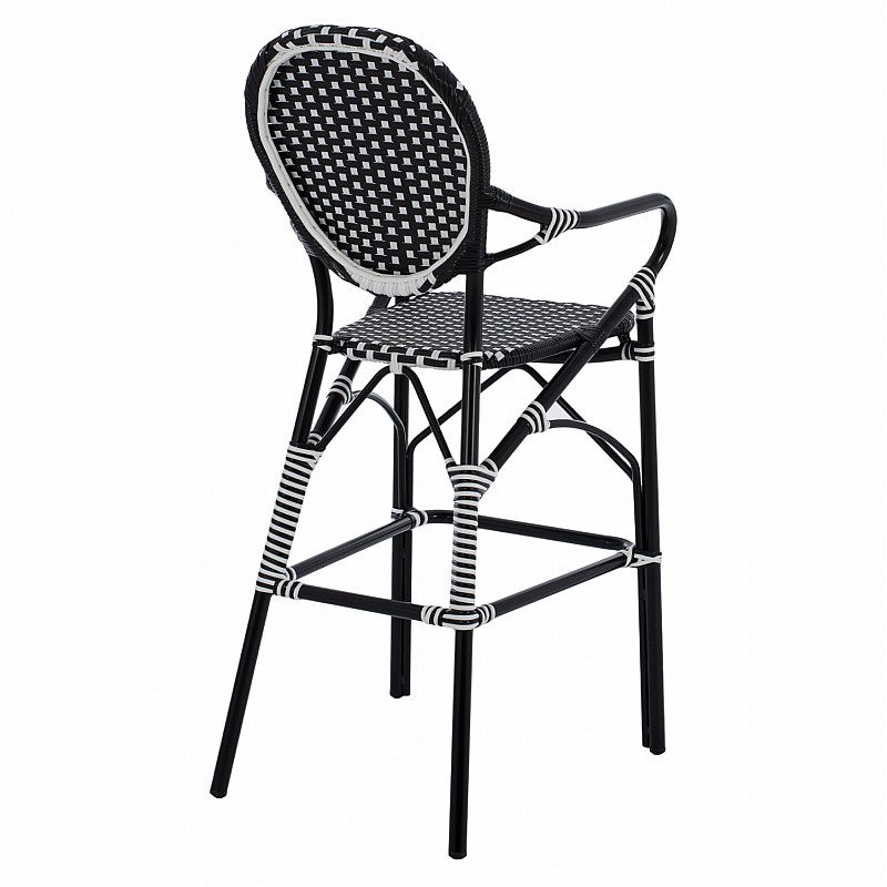 ΣΚΑΜΠΟ ΑΛΟΥΜΙΝΙΟΥ BAMBOO LOOK ΜΕ WICKER ΜΑΥΡΟ ΛΕΥΚΟ HM5794.02 56x60x126 εκ. ΣΚΑΜΠΟ ΑΛΟΥΜΙΝΙΟΥ BAMBOO LOOK ΜΕ WICKER ΜΑΥΡΟ ΛΕΥΚΟ HM5794.02 56x60x126 εκ.