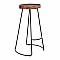 ΣΚΑΜΠΟ BAR ELEANOR ΑΠΟ ΜΑΣΙΦ ΞΥΛΟ ΑΚΑΚΙΑΣ 48x40χ76Υεκ. HM8363.11