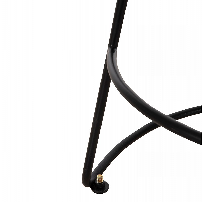 ΣΚΑΜΠΟ BAR ELEANOR HM8363.11 ΜΑΣΙΦ ΞΥΛΟ ΑΚΑΚΙΑΣ-ΜΕΤΑΛΛΟ 50x43x78Υεκ.