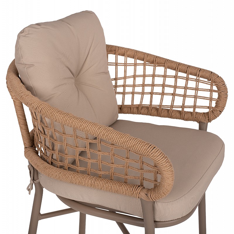 ΠΟΛΥΘΡΟΝΑ ΑΛΟΥΜΙΝΙΟΥ ΜΟΚΑ ΕΠΑΓΓΕΛΜ. RATTAN & ΜΑΞΙΛΑΡΙ ΜΠΕΖ HM5863.02 60x56x84 εκ. ΠΟΛΥΘΡΟΝΑ ΑΛΟΥΜΙΝΙΟΥ ΜΟΚΑ ΕΠΑΓΓΕΛΜ. RATTAN & ΜΑΞΙΛΑΡΙ ΜΠΕΖ HM5863.02 60x56x84 εκ.