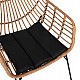 ΠΟΛΥΘΡΟΝΑ ΕΠΑΓΓΕΛΜΑΤΙΚΗ ΜΑΥΡΟ ΜΕΤΑΛΛΟ RATTAN ΜΠΕΖ & ΜΑΞΙΛΑΡΙ HM5864.01 58,5x60,5x80 εκ.