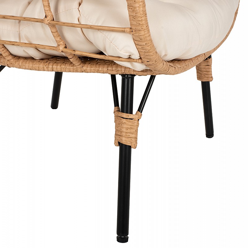 ΠΟΛΥΘΡΟΝΑ Τ.ΦΩΛΙΑ RATTAN HM5869.01 ΜΕΤΑΛ. ΠΟΔΙΑ ΜΑΥΡΑ 77x72x148 εκ. ΠΟΛΥΘΡΟΝΑ Τ.ΦΩΛΙΑ RATTAN HM5869.01 ΜΕΤΑΛ. ΠΟΔΙΑ ΜΑΥΡΑ 77x72x148 εκ.