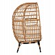 ΠΟΛΥΘΡΟΝΑ ΦΩΛΙΑ MIAMI 2 ΑΤΟΜΩΝ ΤΥΠΟΥ RATTAN HM5870.01 130x80x157Υ εκ.