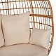 ΠΟΛΥΘΡΟΝΑ ΦΩΛΙΑ MIAMI 2 ΑΤΟΜΩΝ ΤΥΠΟΥ RATTAN HM5870.01 130x80x157Υ εκ.