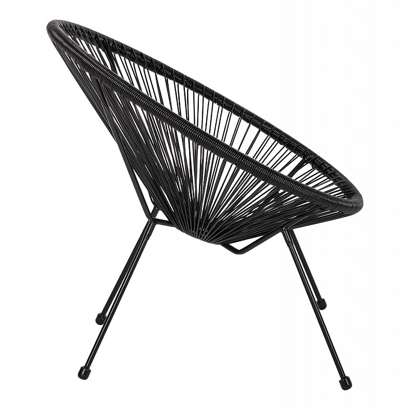 ΠΟΛΥΘΡΟΝΑ ΤΥΠΟΥ ΦΩΛΙΑ ΜΕΤΑΛΛΙΚΗ ACAPULCO ΜΑΥΡΗ ΜΕ ΜΑΥΡΟ P.E.RATTAN HM5872.01 70x73x79 εκ. ΠΟΛΥΘΡΟΝΑ ΤΥΠΟΥ ΦΩΛΙΑ ΜΕΤΑΛΛΙΚΗ ACAPULCO ΜΑΥΡΗ ΜΕ ΜΑΥΡΟ P.E.RATTAN HM5872.01 70x73x79 εκ.