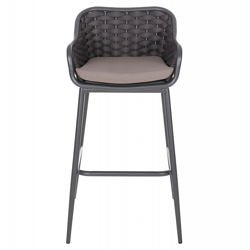 ΣΚΑΜΠΟ ΑΛΟΥΜΙΝΙΟΥ ΣΚΕΛΕΤΟΣ ΑΝΘΡΑΚΙ-ΣΧΟΙΝΙ ΚΑΦΕ 50x50x103Υεκ.HM5862.01